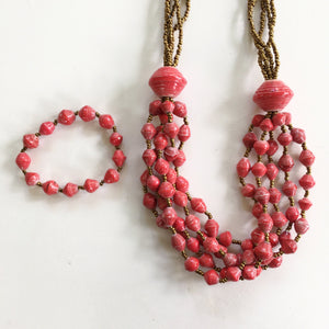 Red and Gold Necklace