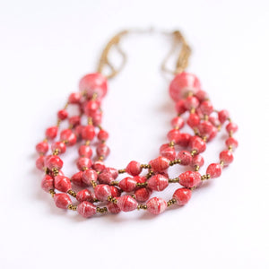 Red and Gold Necklace