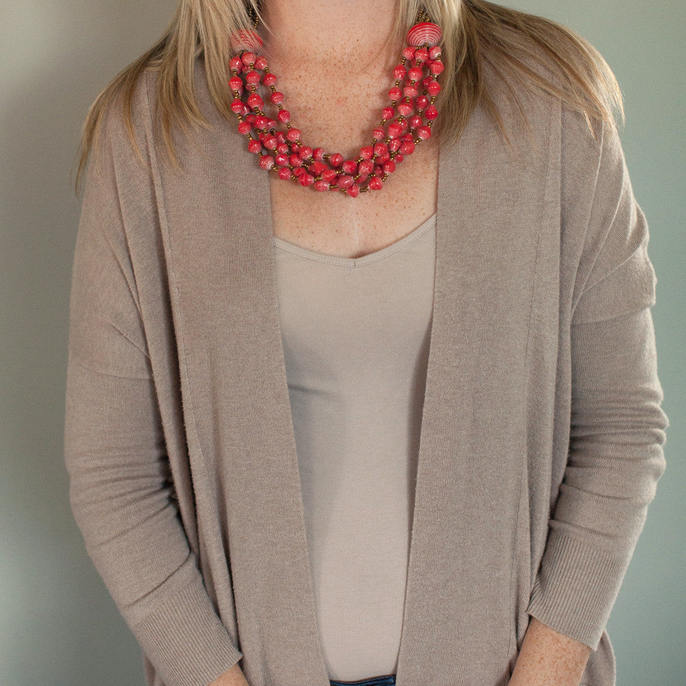 Red and Gold Necklace