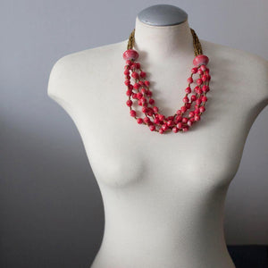 Red and Gold Necklace